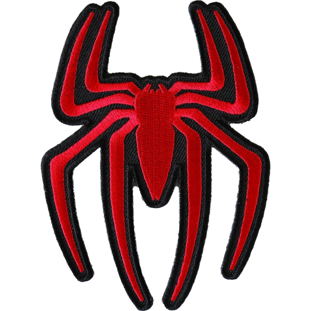 Patch, Embroidered Patch (Iron-On or Sew-On), Red Spider Patch, 3" x 4"